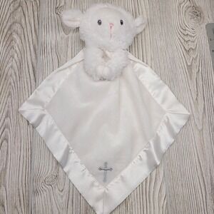 Baby Aspen Bedtime Blessings Plush Prayer Lamb Lovey Security Blanket Christenin